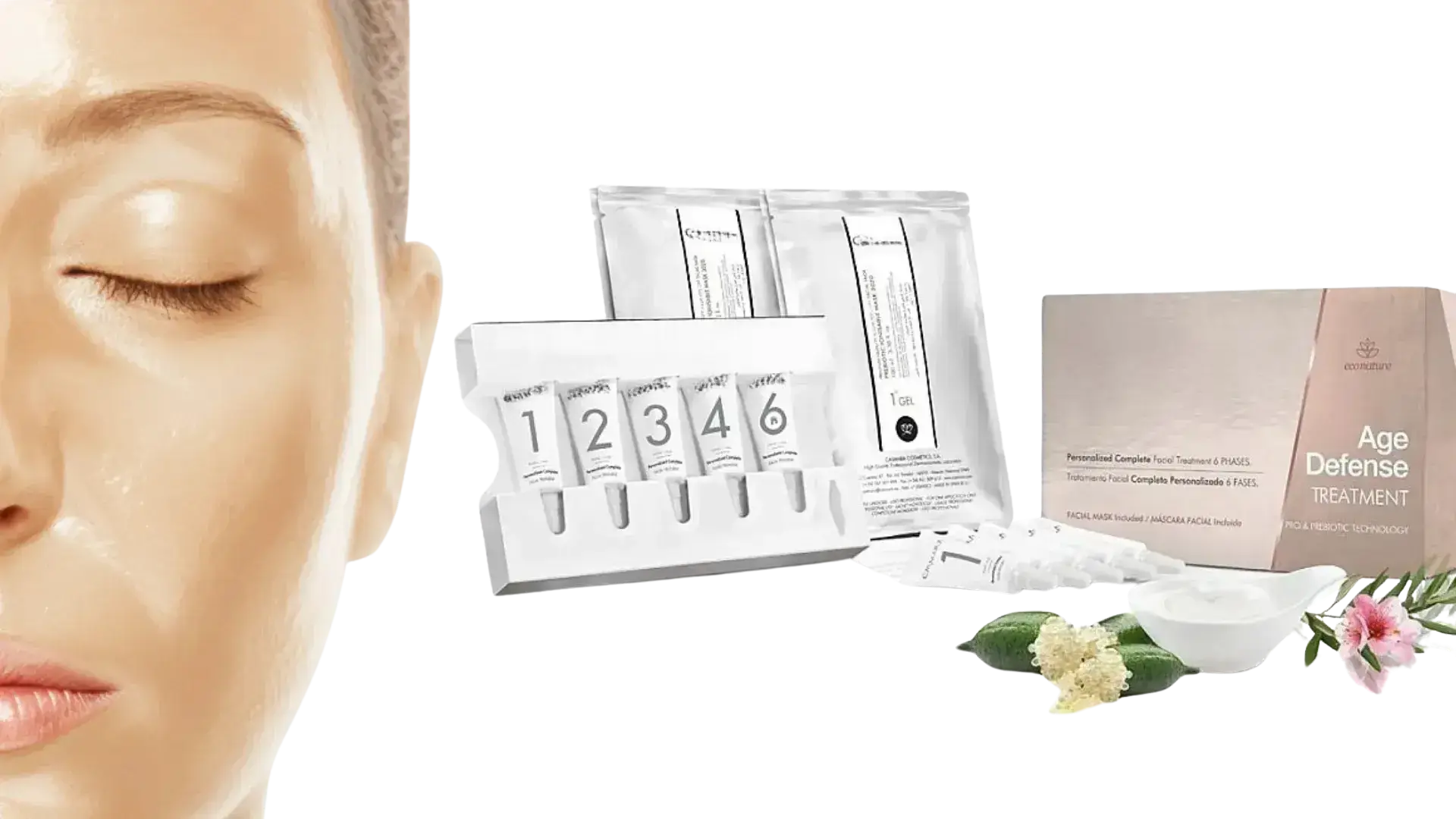 Mascarilla facial profesional Casmara en centro de estética Albacete